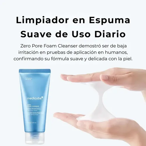 Medicube Zero Foam Cleanser 120ml Limpiador Facial Coreano