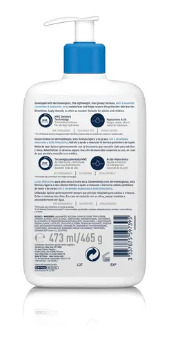 Loción Hidratante Cerave Para Piel Normal A Seca 473ml