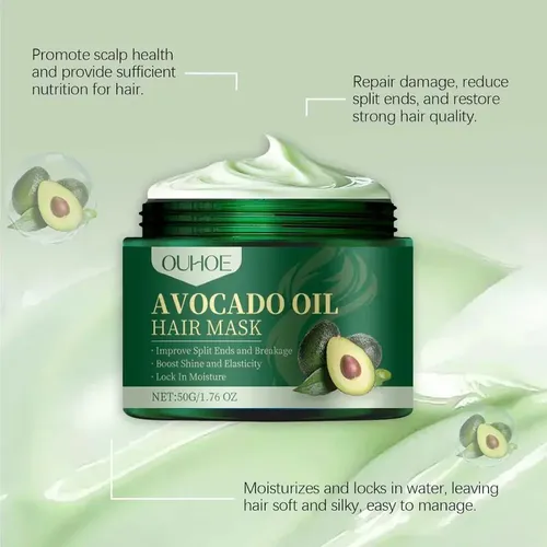 Ah – Mascarilla Capilar De Aguacate, Repara El Cabello .