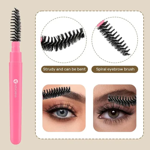 Set De 10 Pinzas De Precisión Kingmas Para Cejas Y Vello