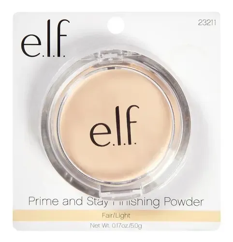 Elf Prime & Stay Finishing Powder Fair/light Polvo Color Fair Light