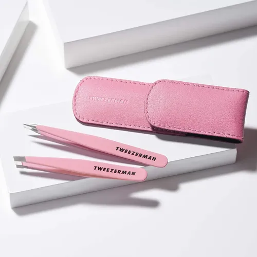 Set Pinzas Pequeñas Color Rosa Para Cejas Y Detalles