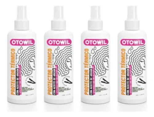Protector Termico En Spray  Anti-frizz X180ml Kit 4 Unidades