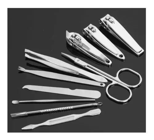 Jianz/ Set De Manicura Pedicura Pies Manos Acero Inoxidable