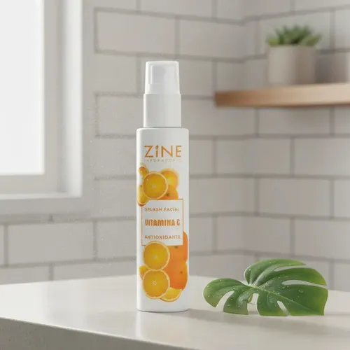 Splash Facial Antioxidante Vitamina C 10% 100ml Zine Todo Tipo De Piel Día/noche
