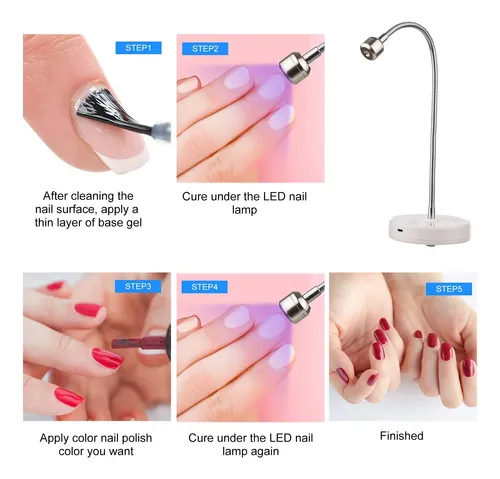 Luz Led Uv Luz Uv Pequeña Para Uñas De Gel Entrada