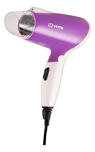 Secador Pelo Vitta Beauty 1000W Violeta Compacto Bucle Colgar