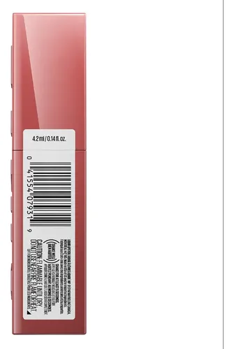 Labial Líquido Maybelline SuperStay Vinyl Ink PEPPY