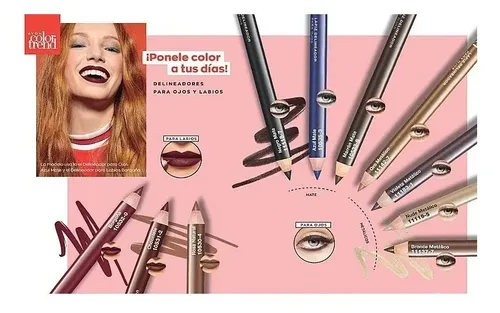 Lápiz Delineador Para Ojos Negro Avon Color Trend
