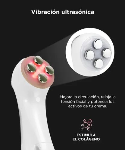 Masajeador Facial Ultrasónico Recargable Gadnic Exfoliante
