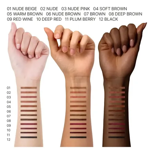Delineador Labios Retractil Ruby Kisses Plumping Lip Liner Color Soft Brown