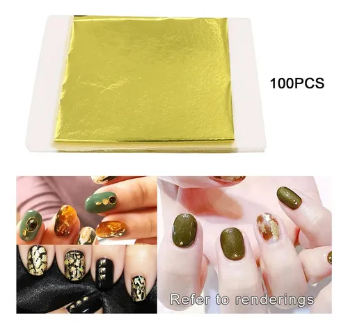 Imitación De Hoja De Hoja De Oro 100x Para Limon Amarillo