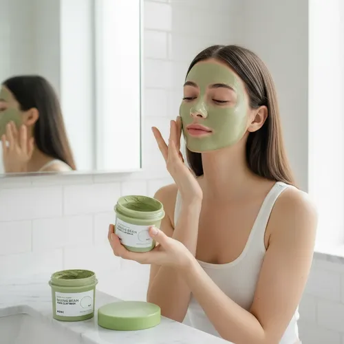 Mascarilla De Arcilla Para Poros Con Extracto De Frijol