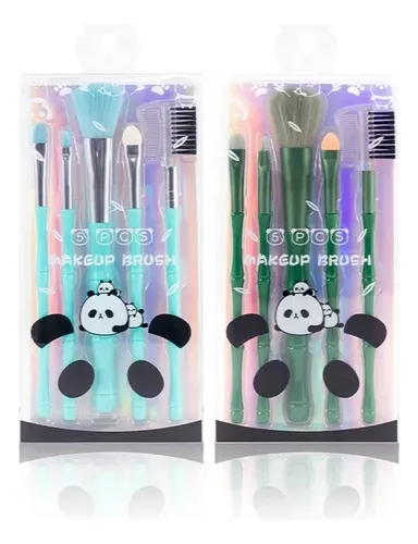 Set 2 Brochas De Maquillaje Suaves Para Rubor Y Polvo Portát