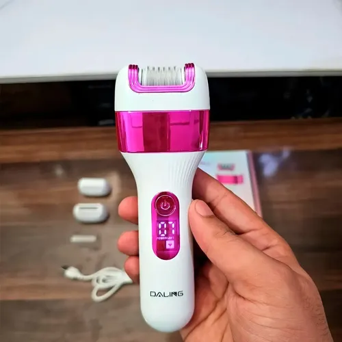 Afeitadora Eléctrica Femenina Recargable 3 En 1 Depiladora