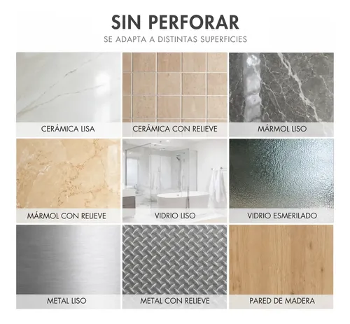 Espejo Pared Maquillaje Led Aumento 3x Extensible Ajustable Negro