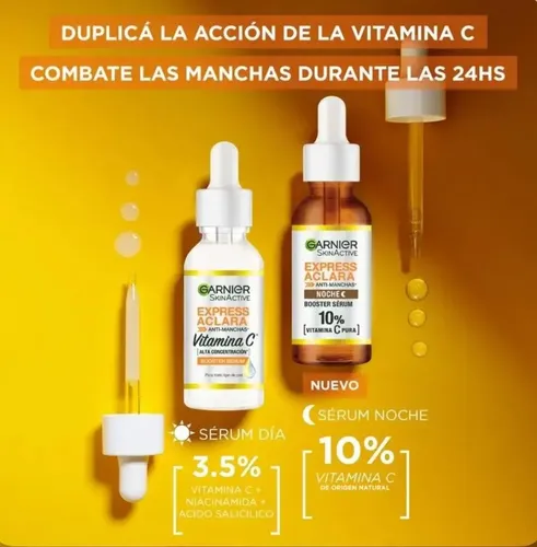 Serum Garnier Express Aclara Viramina C 30 Ml