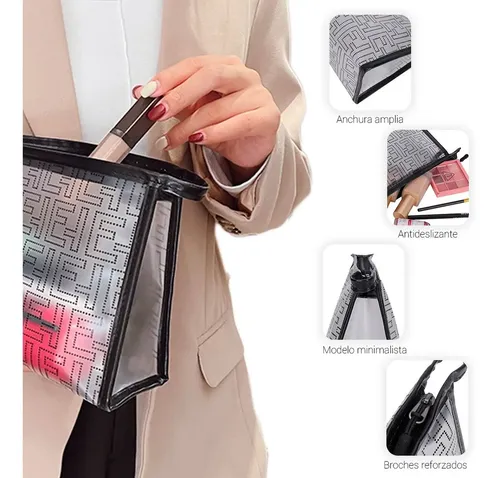 Organizador De Maquillaje Portátil E Impermeable Para