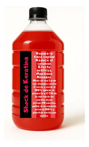 Shock De Keratina 1 Litro Líquido Antifrizz