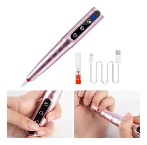 Máquina De Manicura Y Pedicura Portátil, Limadora De Uñas Pr