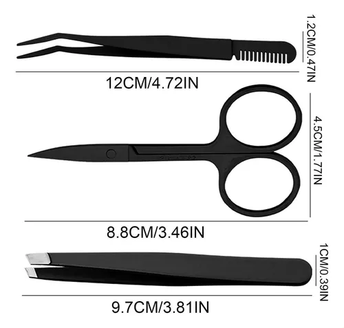 Tijeras Para Pinzas Para Cejas Pinzas Para Cejas Inclinadas