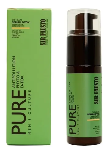 Sir Fausto Pure Serum Detox Crema Hidratante Facial Local Tipo de piel Todo tipo de piel