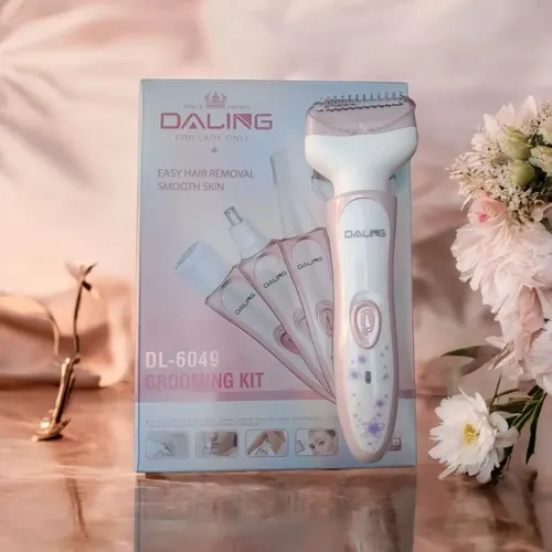 Depiladora Eléctrica 4 En 1 Portatil Usb Mujer Cuerpo Bikini Color Blanco