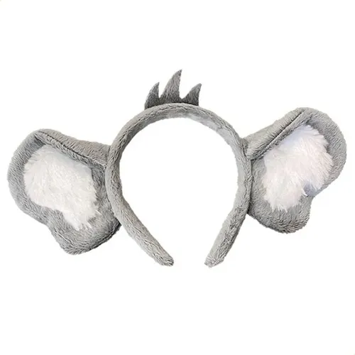 Diadema Con Orejas De Koala, Accesorios Suaves For Pelo Sin