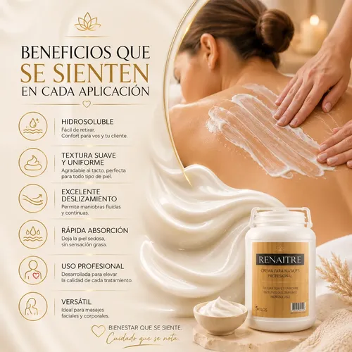 Crema Base Neutra X 5 Kg Hidratante Hidrosoluble Corporal