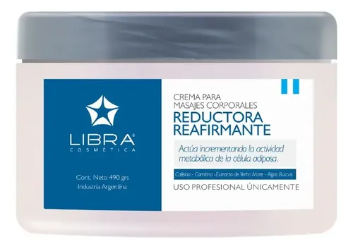 Libra Crema Masajes Reductora Reafirmante 500g X2