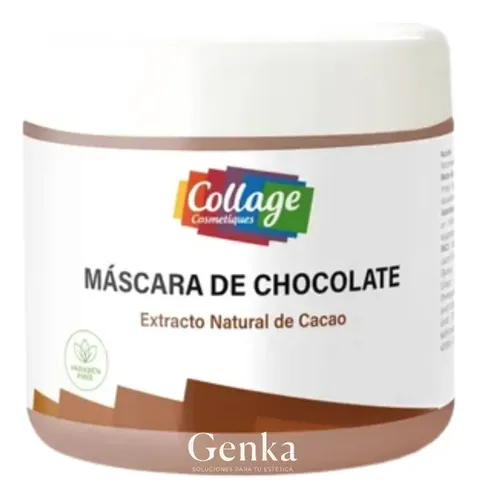 Mascara De Chocolate Extracto De Cacao Marca Collage X 250gr