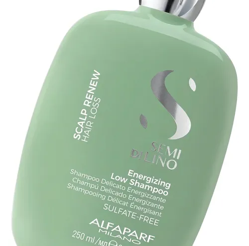 Shampoo Alfaparf Semi di Lino Energizante Anticaída para Cabello Debilitado de 250 mL