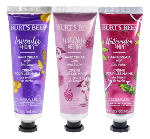 Crema De Manos Trio 3 Unidades Burts Bees