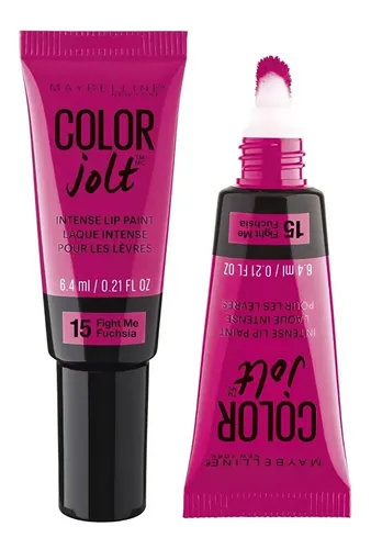 Labial Liquido Color Maybelline Color Jolt Intense Lip Paint Color 15 Fight Me Fuchsia