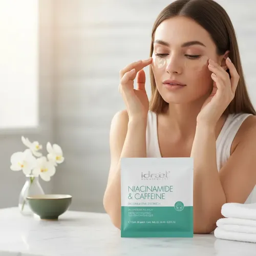 Idraet Niacinamide & Caffeine Eye Patch Bolsas Y Ojeras X24u Momento De Aplicación Día/noche Tipo De Piel Todo Tipo De Piel