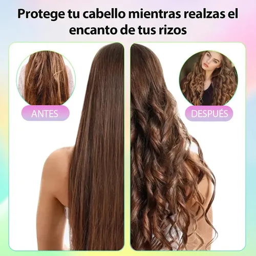 Cepillo Para Cabello Rizado Para Mujeres, Bounce Curl Brush, ITNTFN Cepillo para Cabello Ondulado, Desenreda Sin Frizz con Cerdas Suaves, Cepillo para Definir y Peinar Rulos Naturales (Beige)