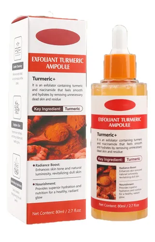 Sérum Exfoliante Suave En Ampollas Con Cúrcuma, 80 Ml