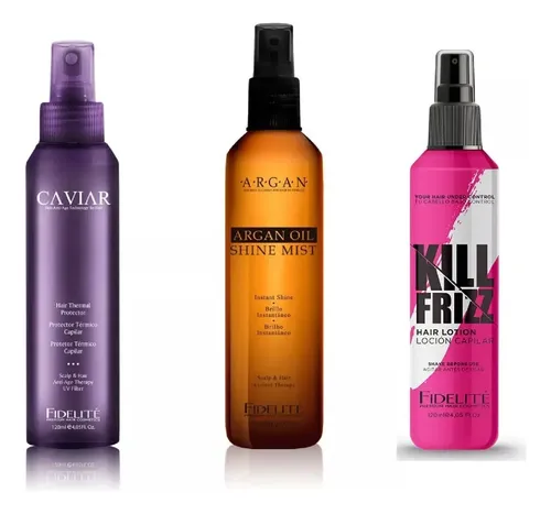 Kit 1 Brillo + 1 Protector + 1 Locion Kill Frizz – Fidelite