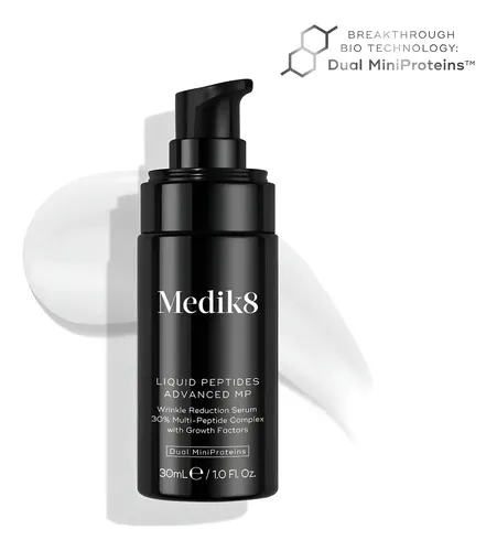 Sérum Antiedad Medik8 Liquid Peptides Advanced MP 13 Péptidos Firmeza Antiarrugas Reafirmante Elasticidad Día Noche 30mL