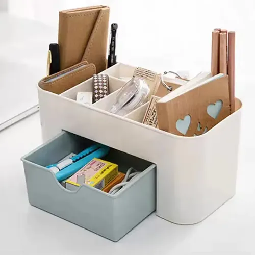 Organizador De Mesa Para Manicuría O Cosmetica Con Cojonera