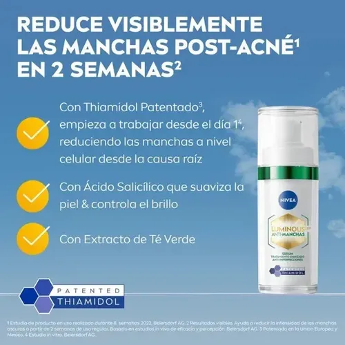 Serum Anti-acne NIVEA Luminous 630 Anti-imperfecciones X30ml