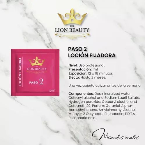 Kit Lifting/laminado Pestañas/cejas 10 Pares The Lion Beauty