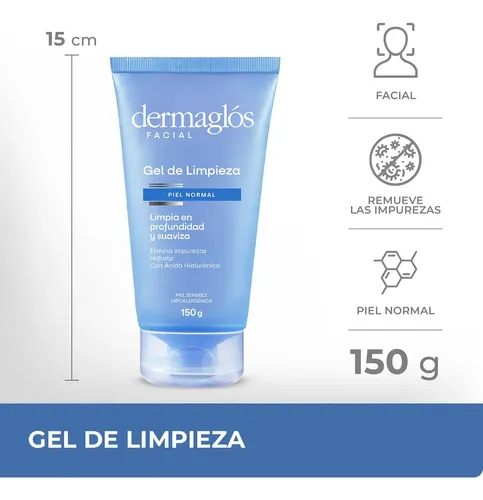 Gel De Limpieza Dermaglós Piel Normal 150gr