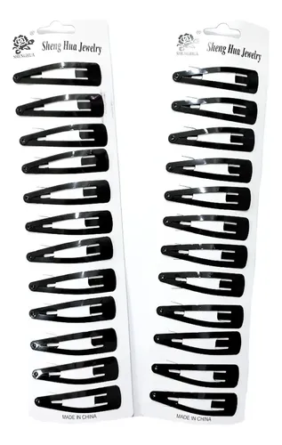 Pack X 5 Blisters Hebillas De Pelo Tic Tac (60 Unidades)