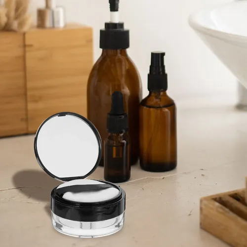 Caja De Polvo Suelto De Maquillaje Vacía Portátil, Botella D