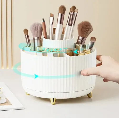 Organizador Maquillaje Porta Cosmetico Diseño Con Giro 360