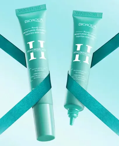 Contorno De Ojos Reparador Con Acido Hialuronico Bioaqua 20g