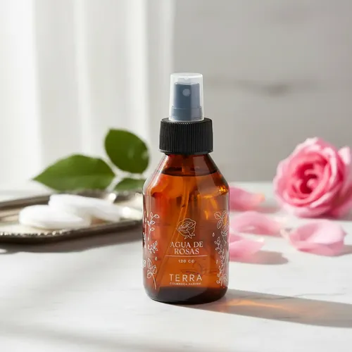 Agua De Rosas Tónico Facial 120cc. Cosmética Natural