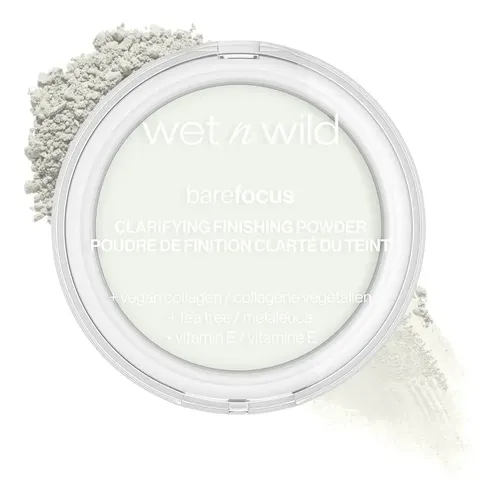 Wet n Wiild Polvo Fijador de Maquillaje Compacto Bare Focus Clarifying Translucido