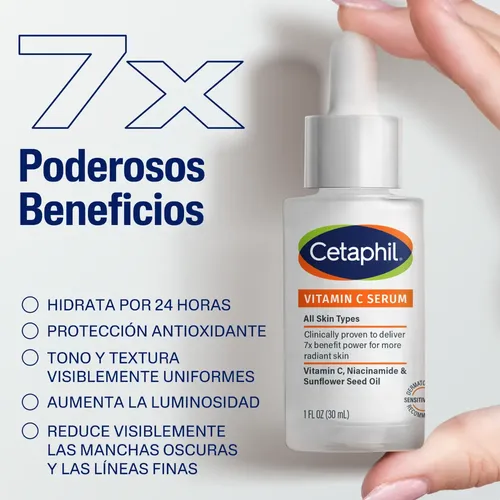 Cetaphil Vitamin C Serum Iluminador Facial Pieles Sensibles